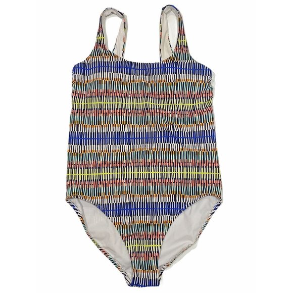 Athleta Other - NWT ATHLETA Prismatic Scoop One Piece Swim Suit MEDIUM Multicolor